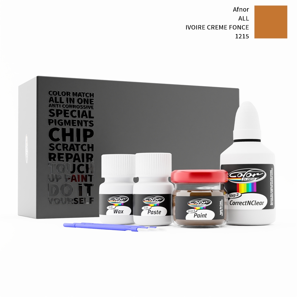 AFNOR ALL 1215 IVOIRE CREME FONCE rötuş boyası renk örneği