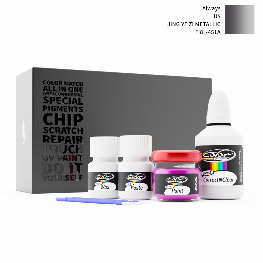 AIWAYS U5 FI8L-451A JING YE ZI METALLIC rötuş boyası renk örneği