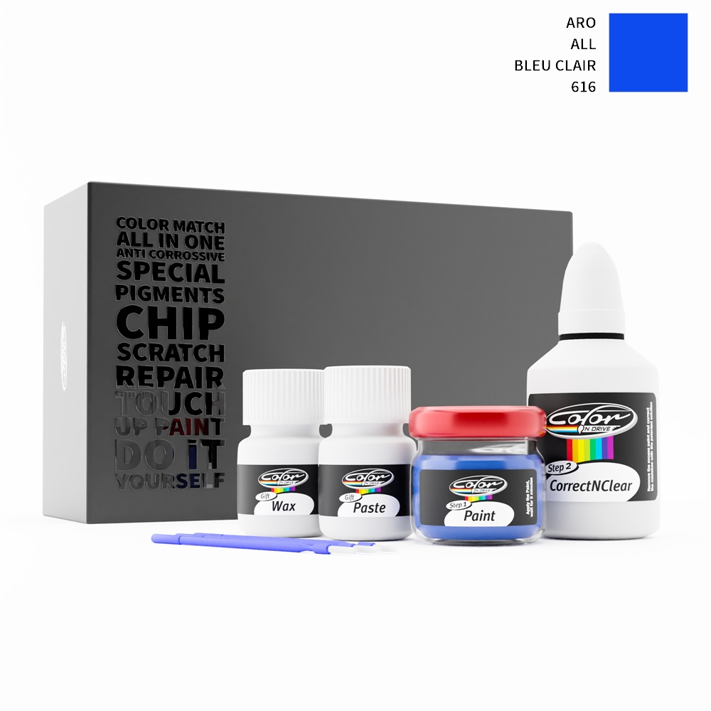 ARO ALL 616 BLEU CLAIR rötuş boyası renk örneği