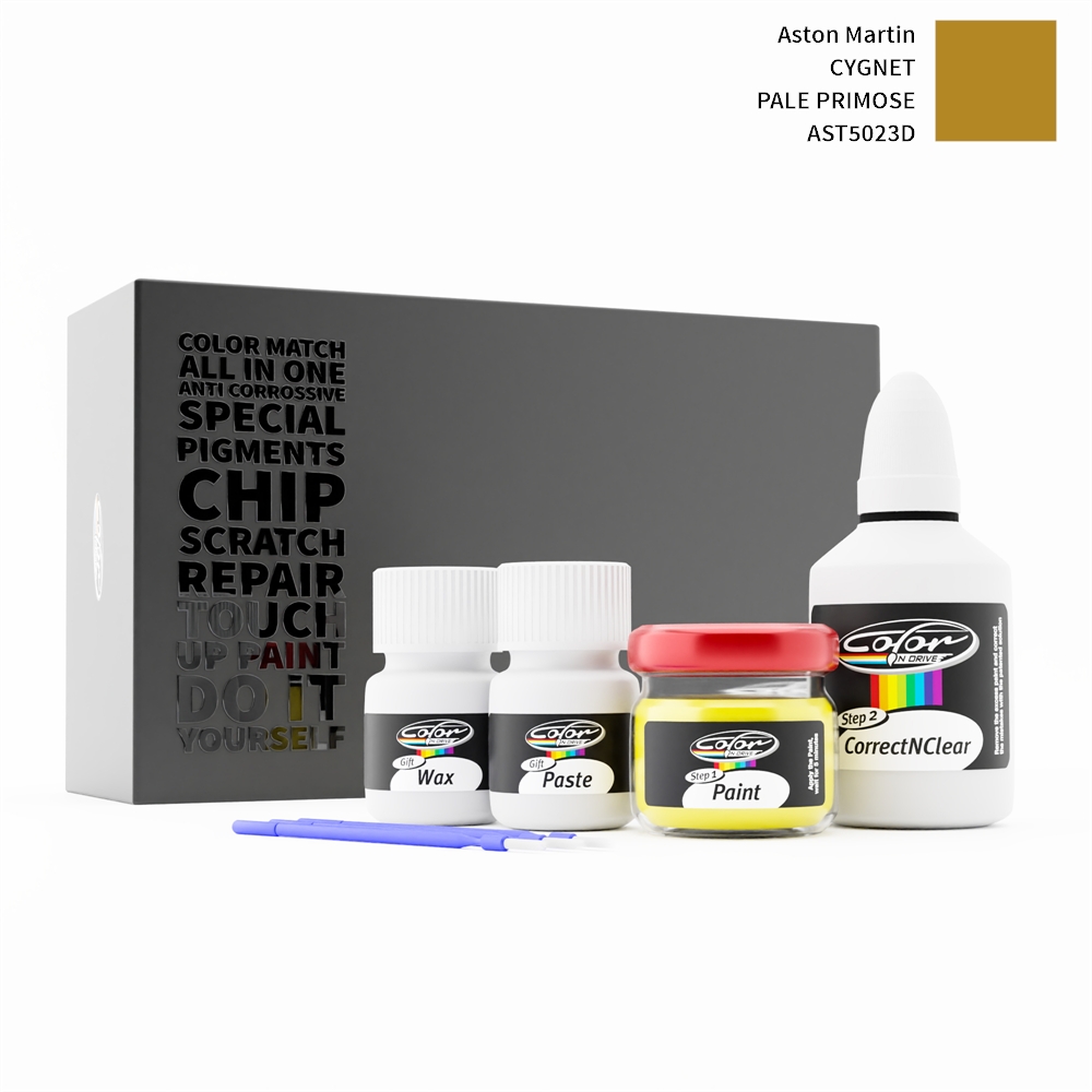 ASTON MARTIN CYGNET AST5023D PALE PRIMOSE rötuş boyası renk örneği