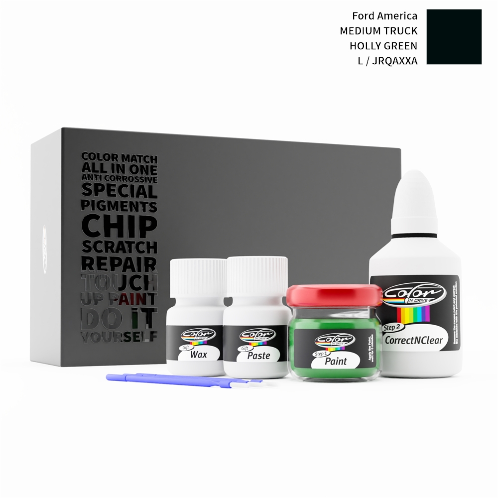 FORD AMERICA MEDIUM TRUCK L / JRQAXXA HOLLY GREEN rötuş boyası renk örneği