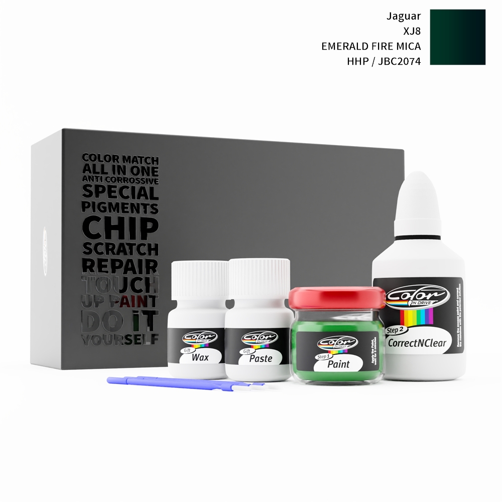 JAGUAR XJ8 HHP / JBC2074 EMERALD FIRE MICA rötuş boyası renk örneği