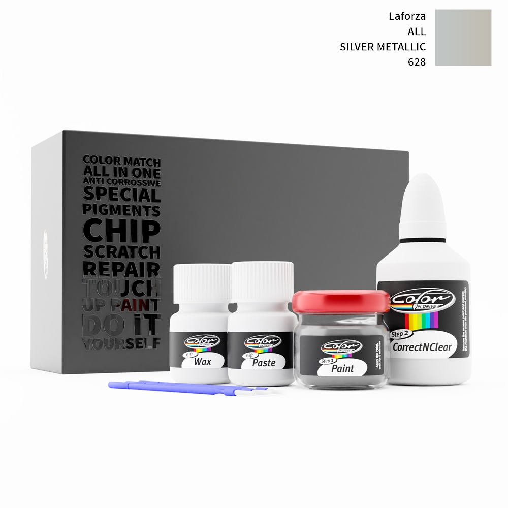 LAFORZA ALL 628 SILVER METALLIC rötuş boyası renk örneği