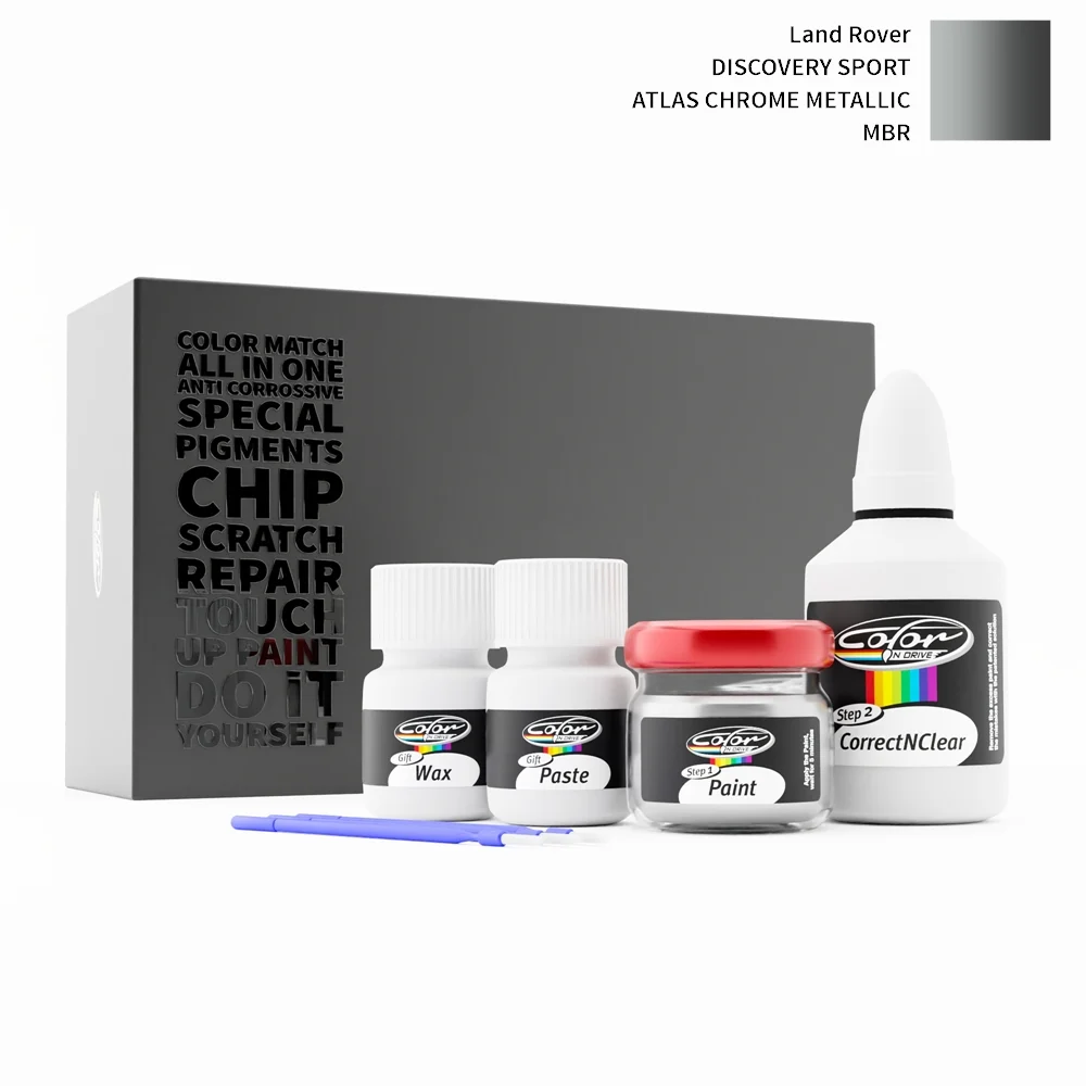 LAND ROVER DISCOVERY SPORT MBR ATLAS CHROME METALLIC rötuş boyası renk örneği