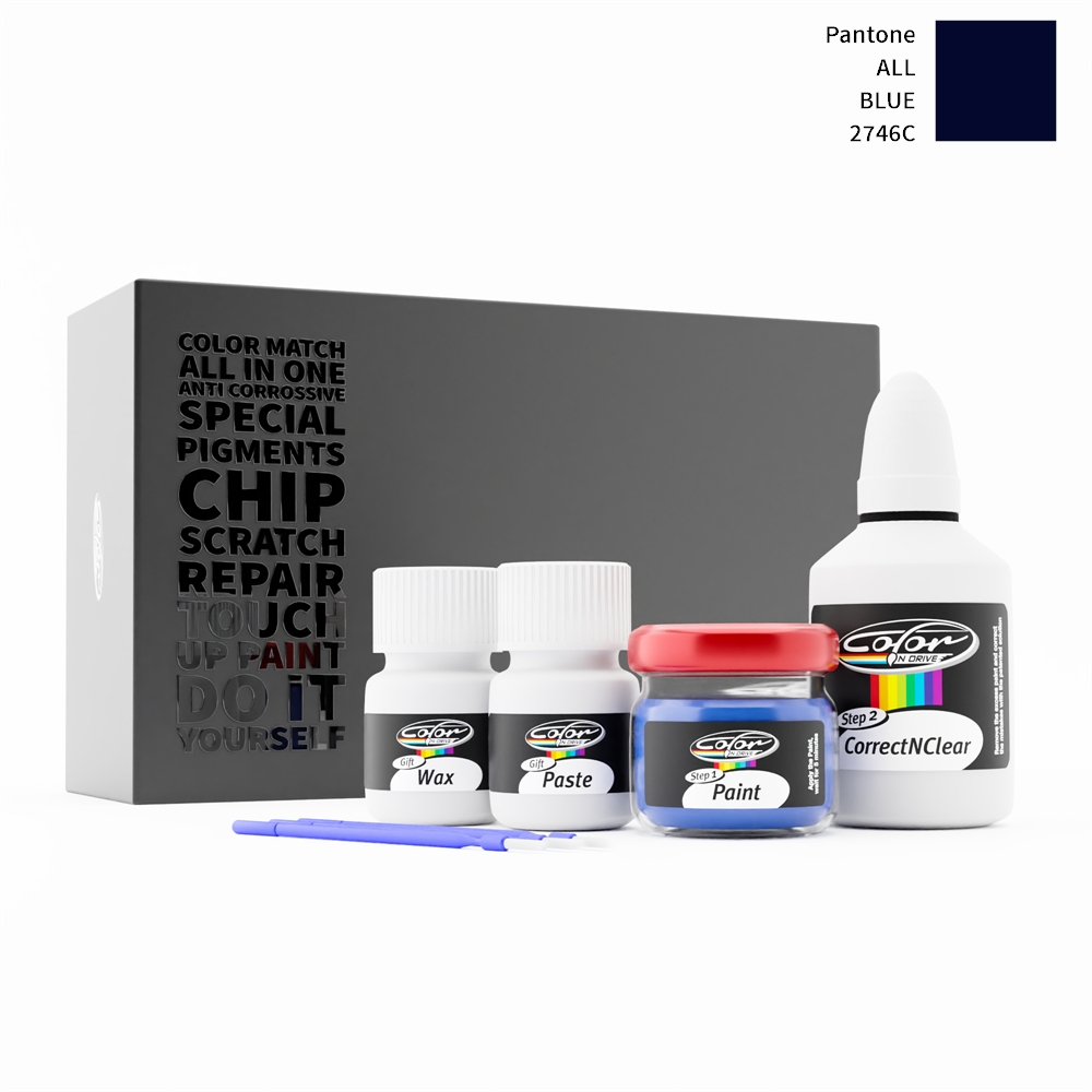 PANTONE ALL 2746C BLUE rötuş boyası renk örneği