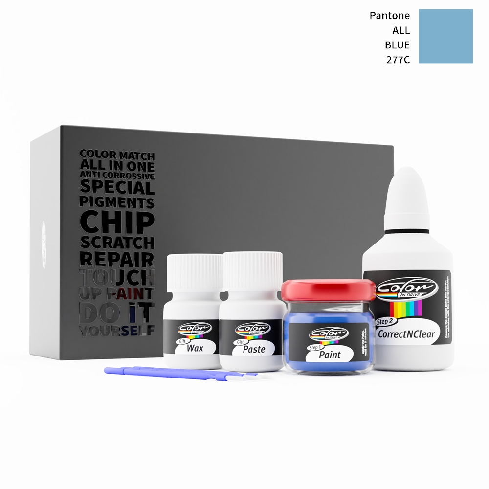 PANTONE ALL 277C BLUE rötuş boyası renk örneği