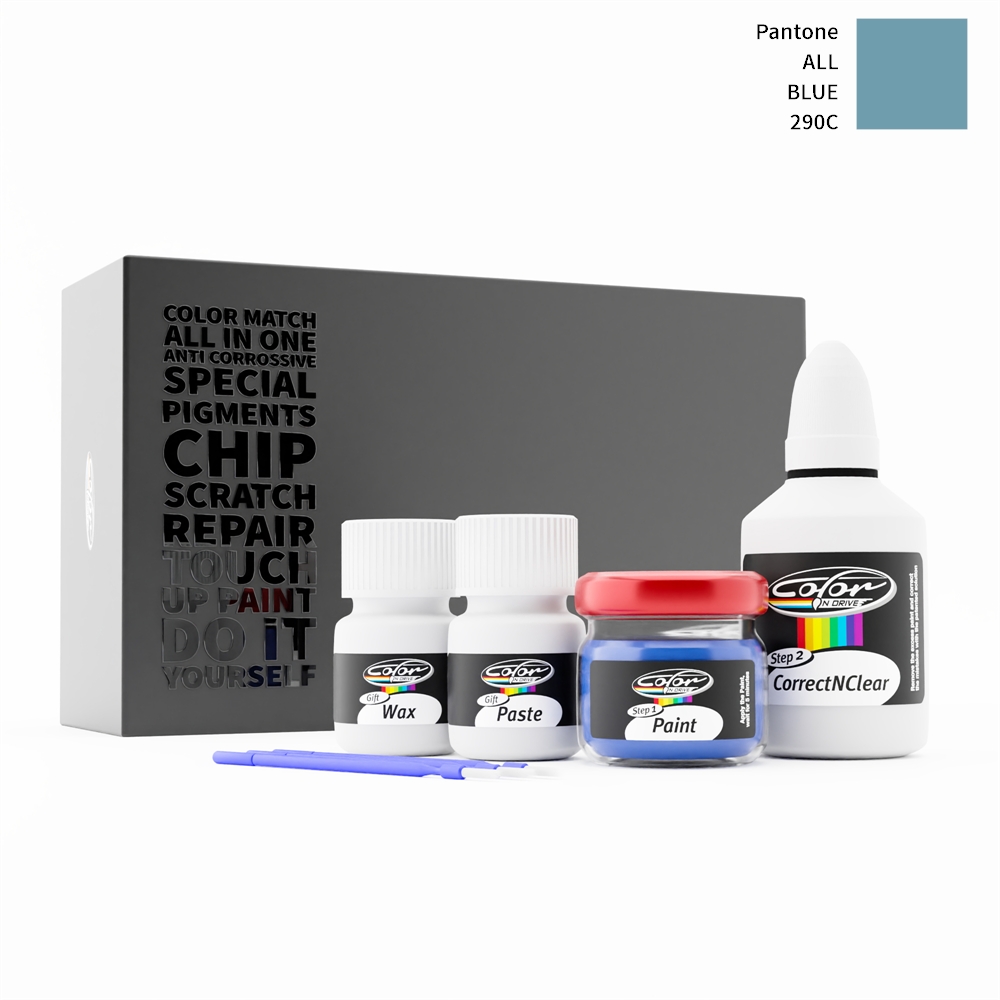 PANTONE ALL 290C BLUE rötuş boyası renk örneği