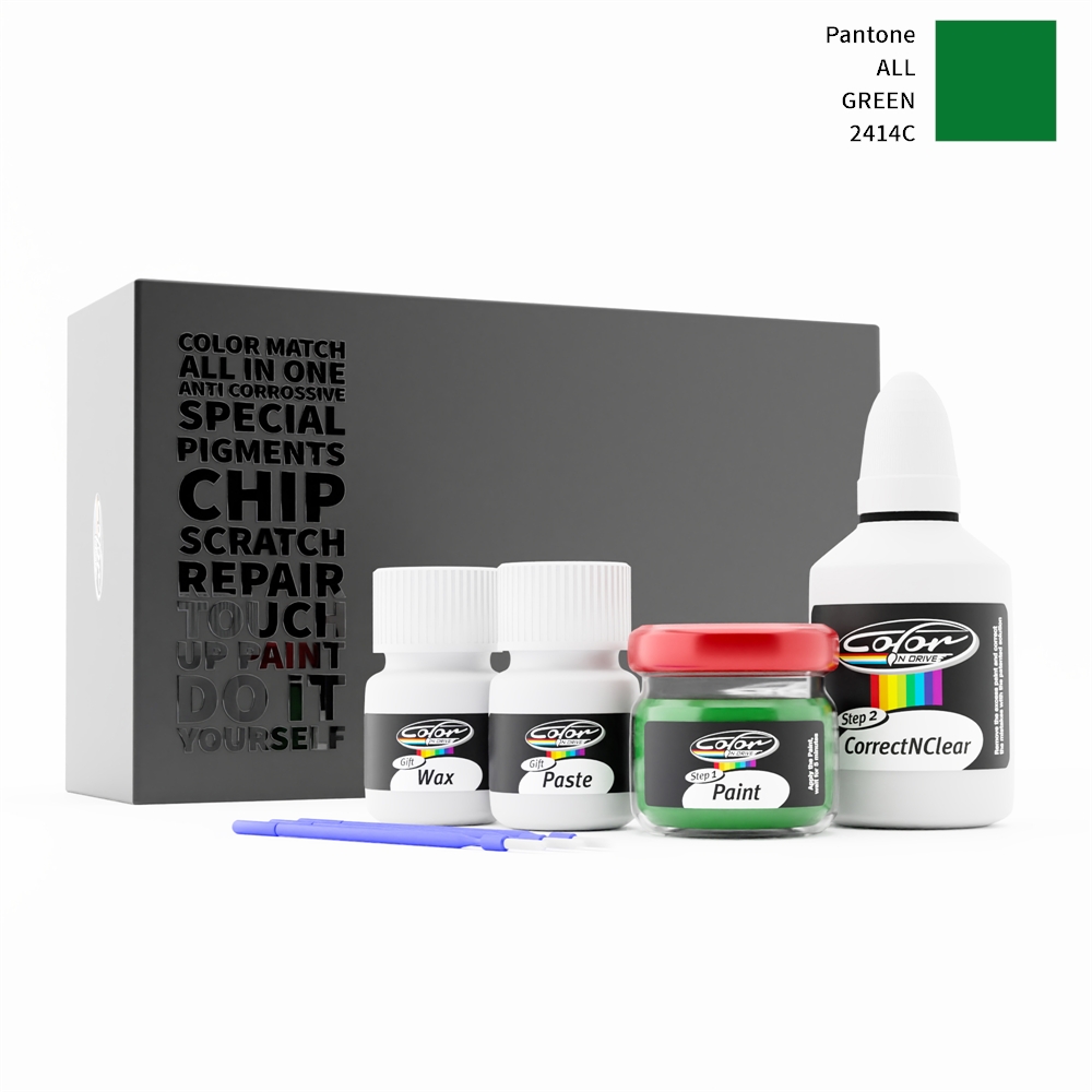 PANTONE ALL 2414C GREEN rötuş boyası renk örneği