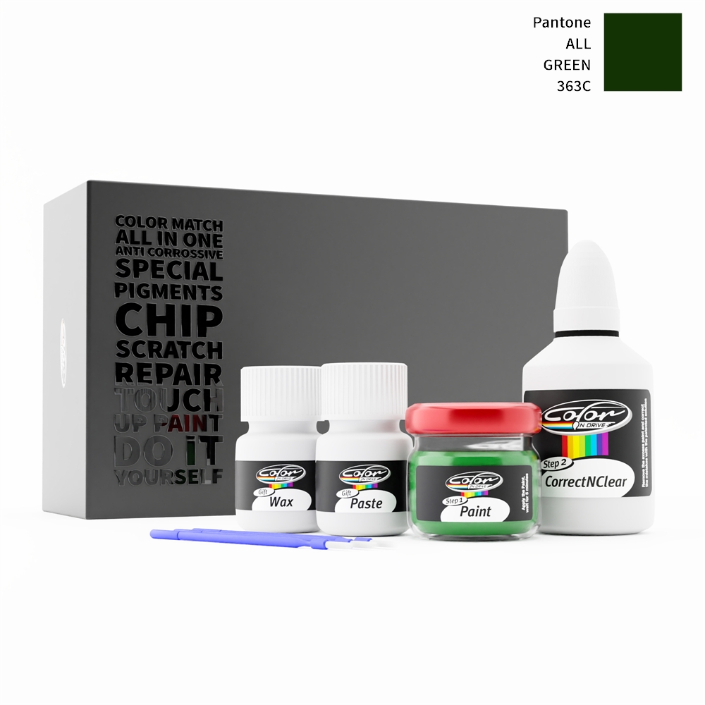 PANTONE ALL 363C GREEN rötuş boyası renk örneği