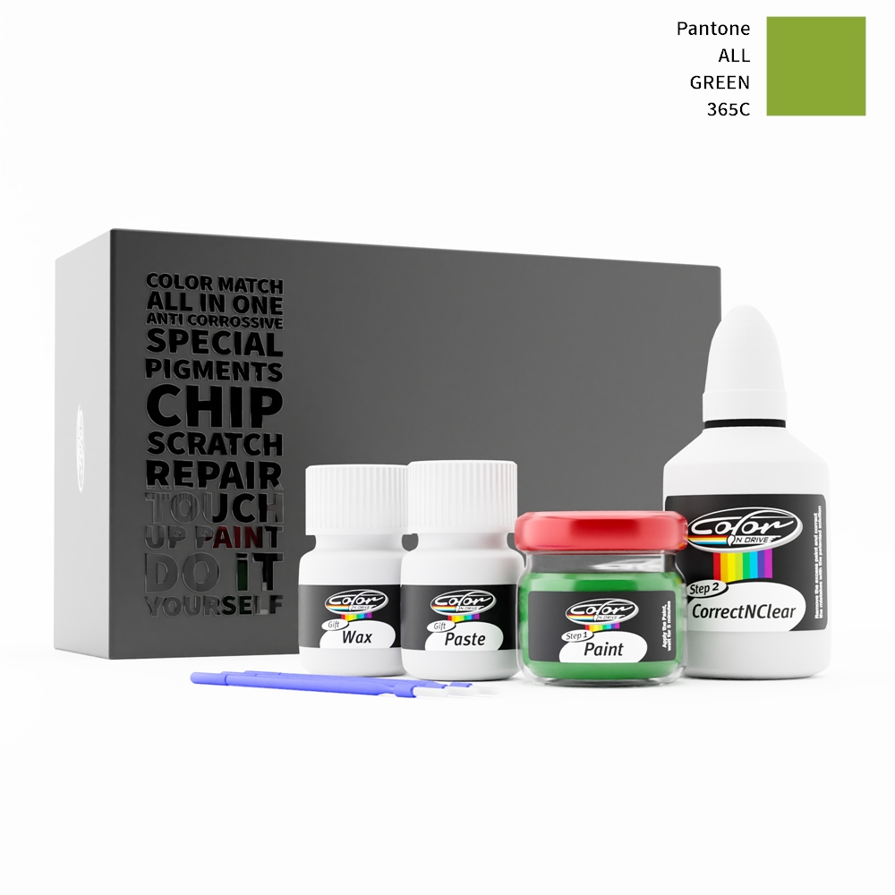 PANTONE ALL 365C GREEN rötuş boyası renk örneği
