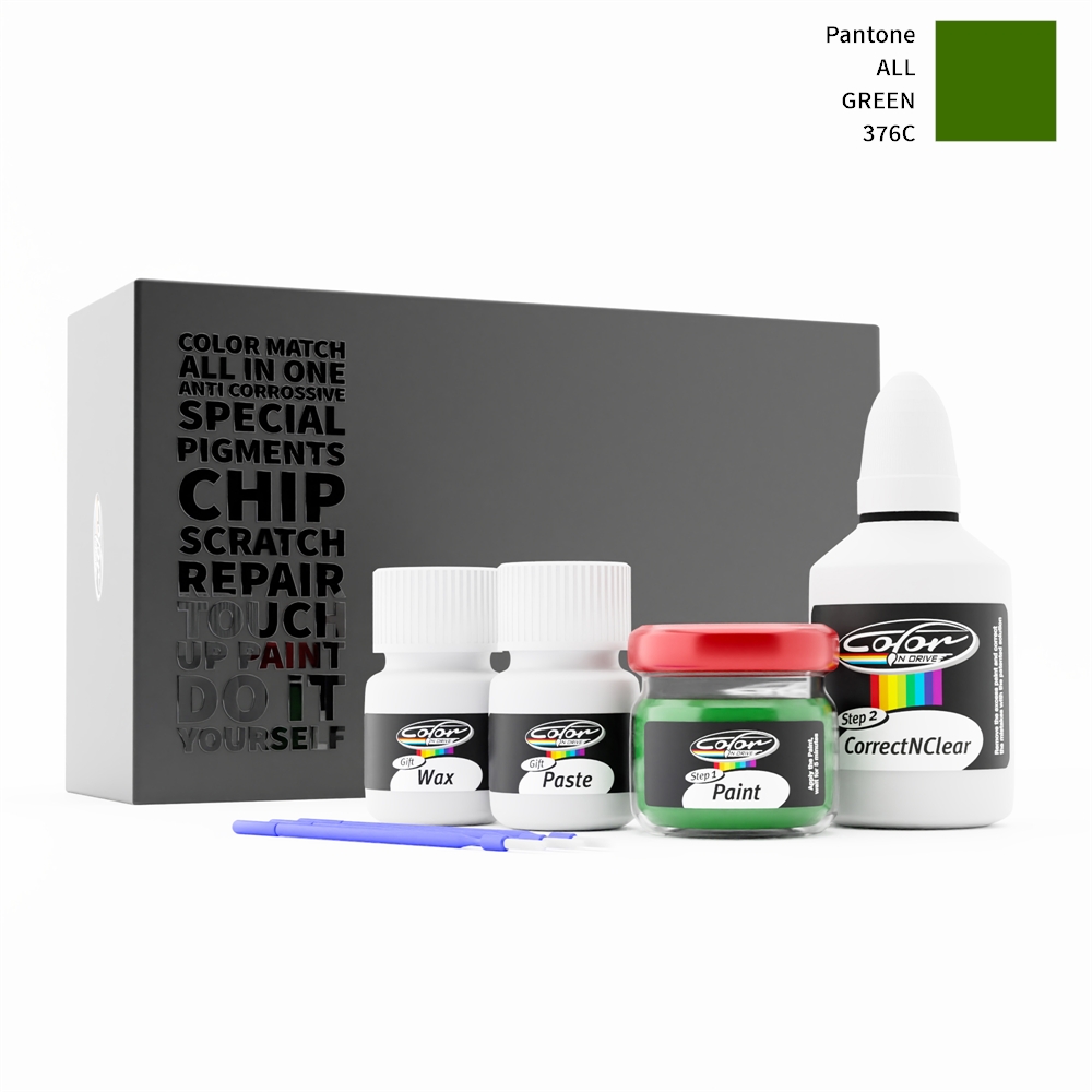 PANTONE ALL 376C GREEN rötuş boyası renk örneği
