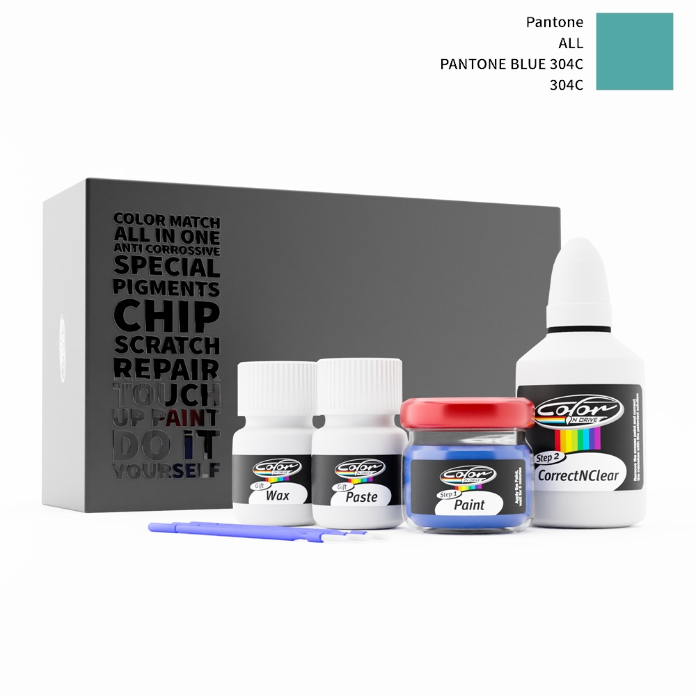 PANTONE ALL 304C PANTONE BLUE 304C rötuş boyası renk örneği