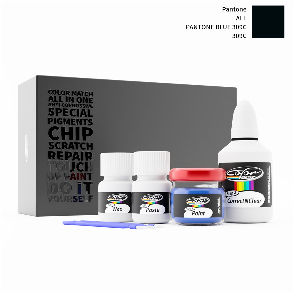 PANTONE ALL 309C PANTONE BLUE 309C rötuş boyası renk örneği