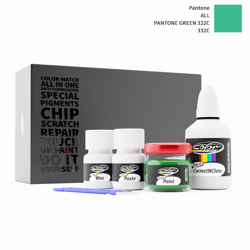 PANTONE ALL 332C PANTONE GREEN 332C rötuş boyası renk örneği