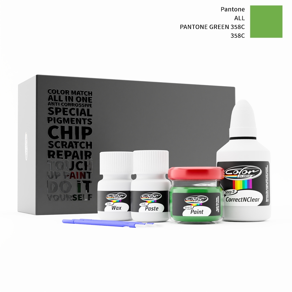 PANTONE ALL 358C PANTONE GREEN 358C rötuş boyası renk örneği
