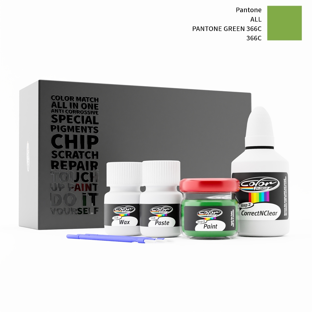 PANTONE ALL 366C PANTONE GREEN 366C rötuş boyası renk örneği