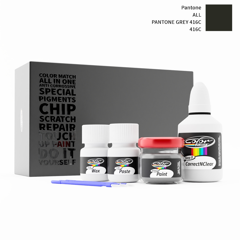 PANTONE ALL 416C PANTONE GREY 416C rötuş boyası renk örneği