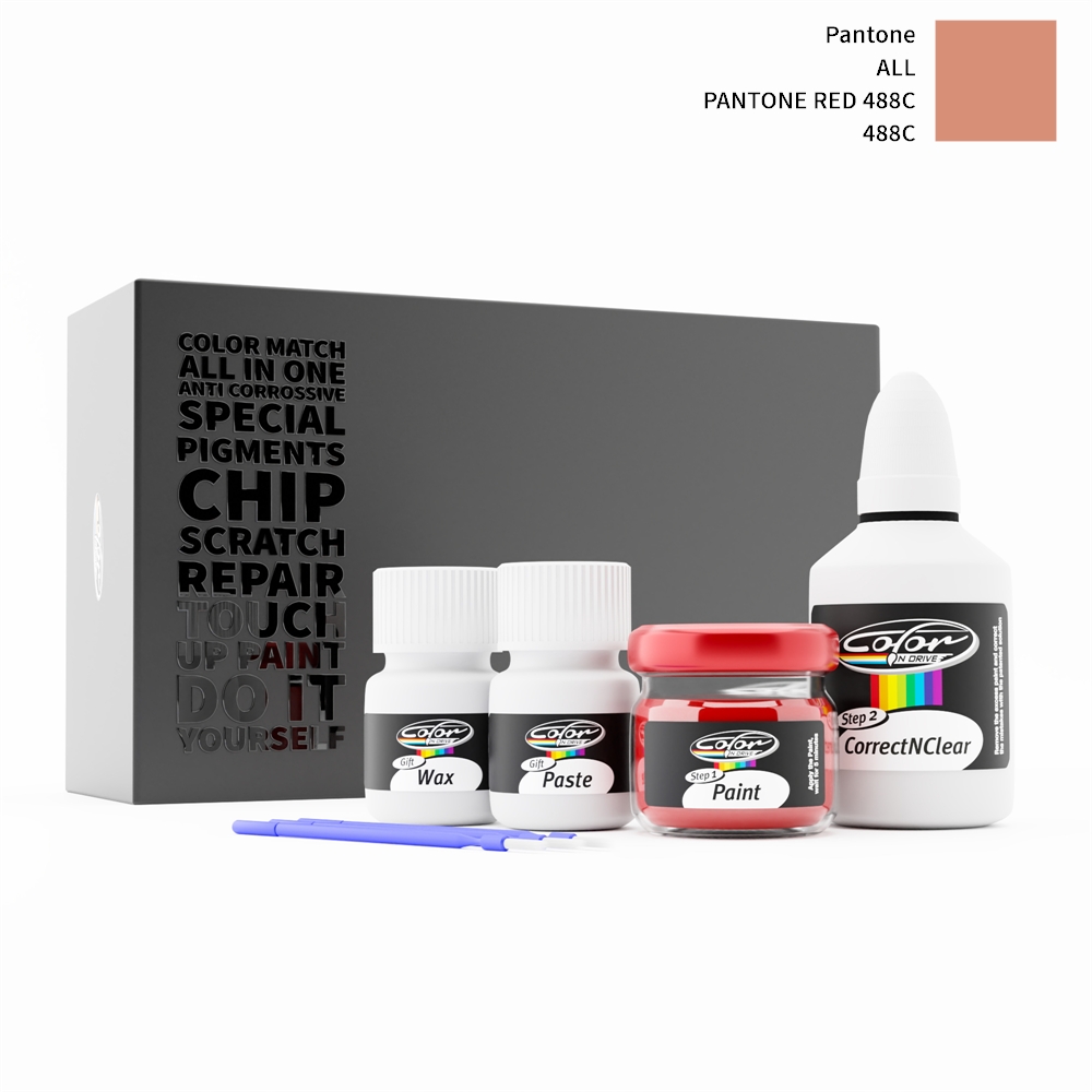 PANTONE ALL 488C PANTONE RED 488C rötuş boyası renk örneği