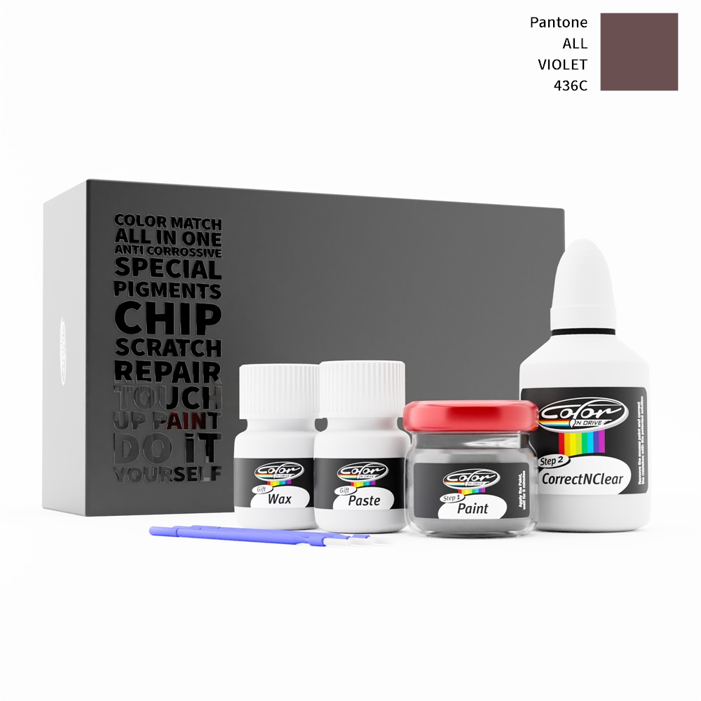 PANTONE ALL 436C VIOLET rötuş boyası renk örneği