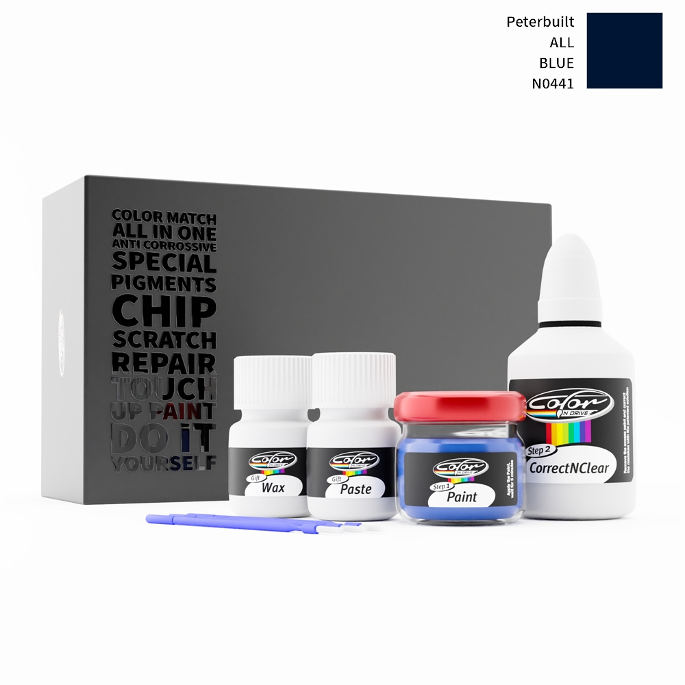 PETERBUILT ALL N0441 BLUE rötuş boyası renk örneği
