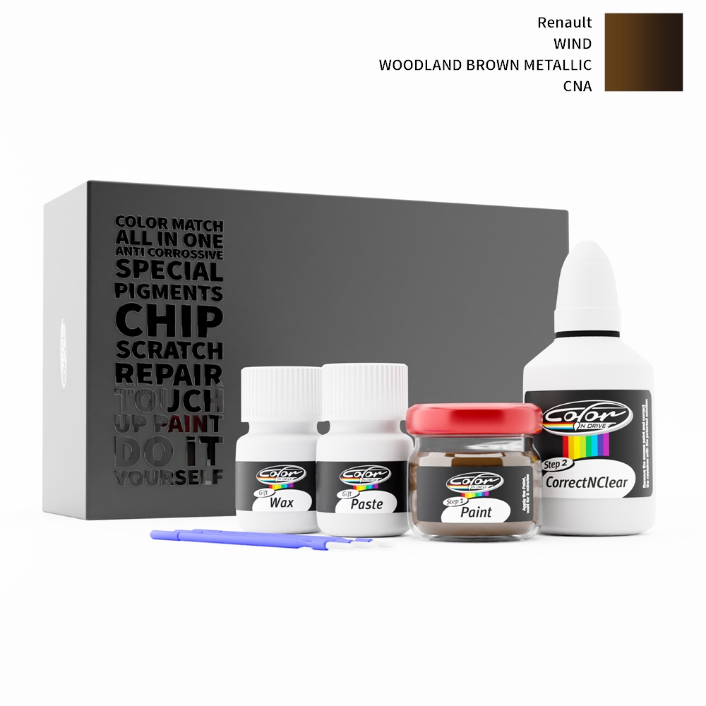 RENAULT WIND CNA WOODLAND BROWN METALLIC rötuş boyası renk örneği